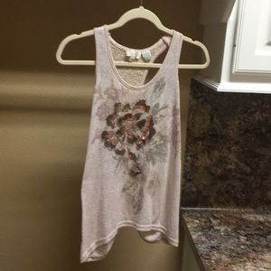 Miss Me Tank with Sequins XS